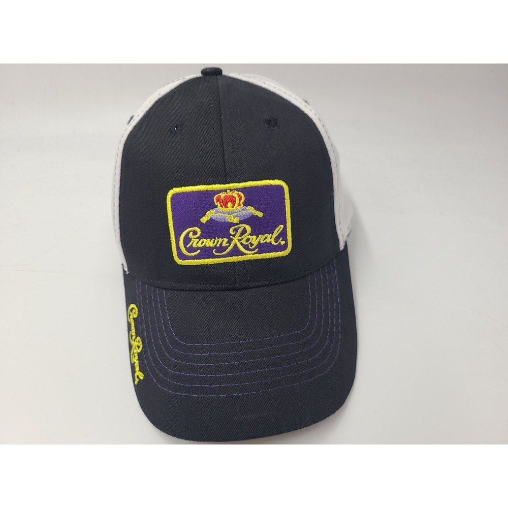 Crown Royal Whiskey Adjustable Hat Cap Casual Baseball Dad Men Women Black White